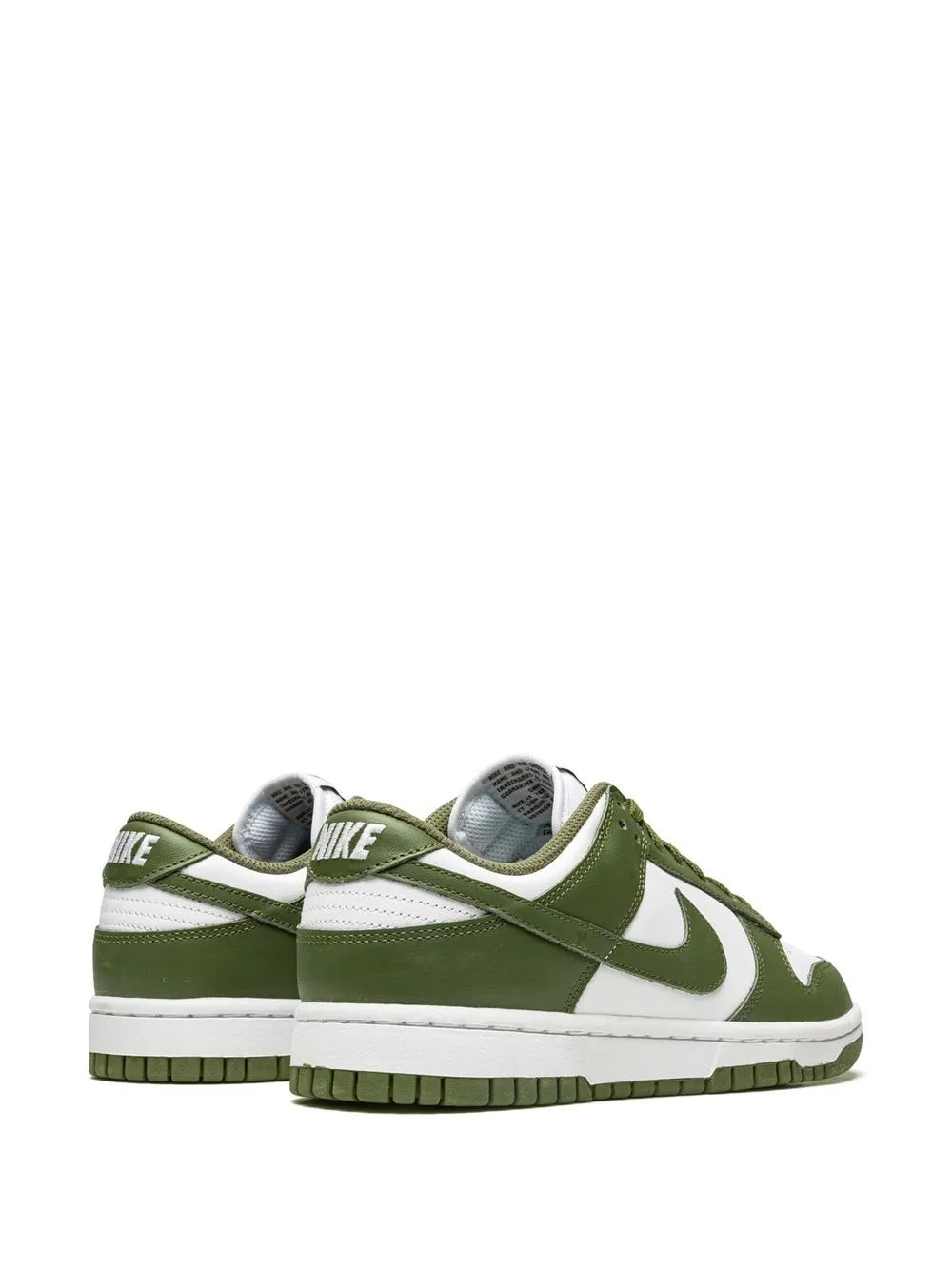 Кроссовки Dunk Low Medium Olive Nike, белый — фото 3