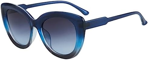 

Солнцезащитные очки большого размера для женщин с градиентным покрытием, защита от УФ-излучения UV400, сине-зеленые, солнцезащитные очки для мужчин MTZJH, Blue Gray Gradient