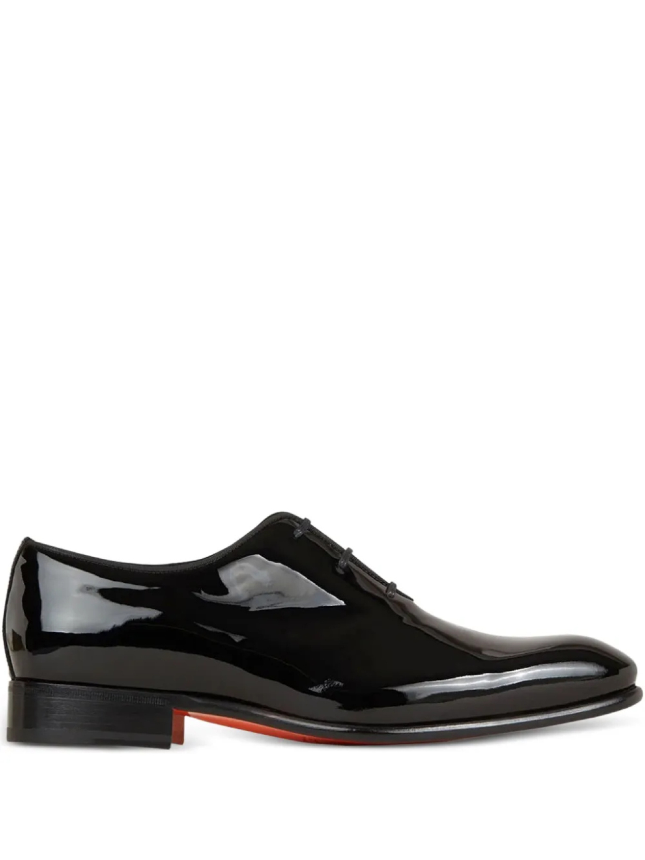 

Туфли-оксфорды Santoni из лакированной кожи, черный