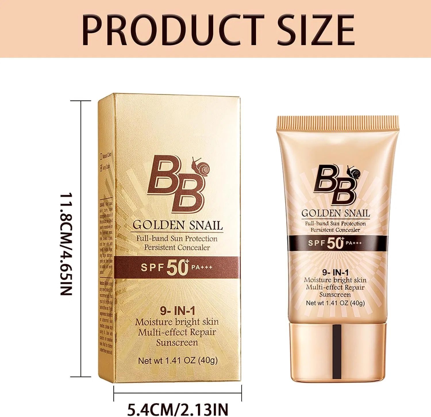Маска для лица Chenzvora — Тонирующий дневной BB с SPF, 40 г — фото 2