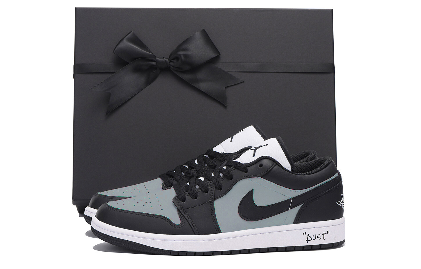 

Баскетбольные кроссовки Air 1 Vintage Men Low-Touch Black Grey Jordan, Черный, Баскетбольные кроссовки Air 1 Vintage Men Low-Touch Black Grey Jordan