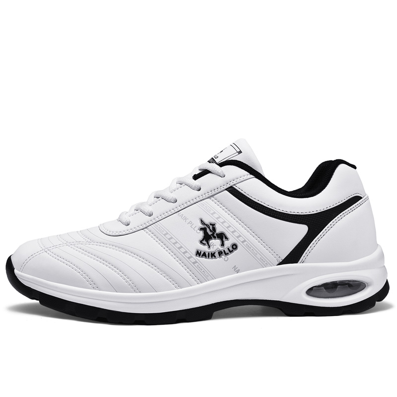

Износостойкие и легкие низкие повседневные туфли для мужчин NAIKPLLO, White Black