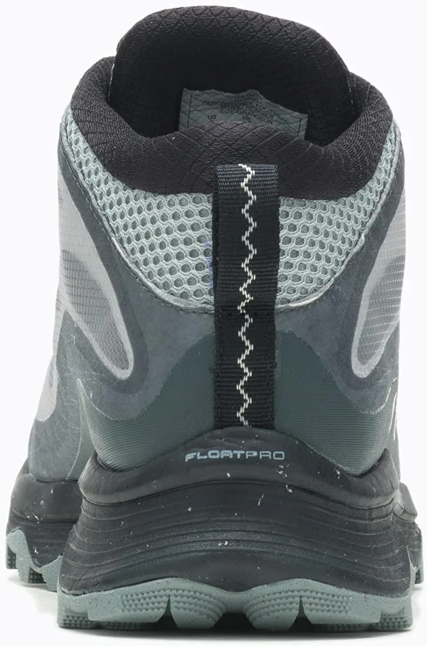 Мужские низкие кеды Merrell Moab Speed GTX Black/Asphalt, гранитный — фото 3