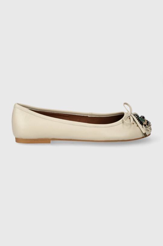 

Кожаные балетки Eye Emb Ballerina Kurt Geiger London, бежевый