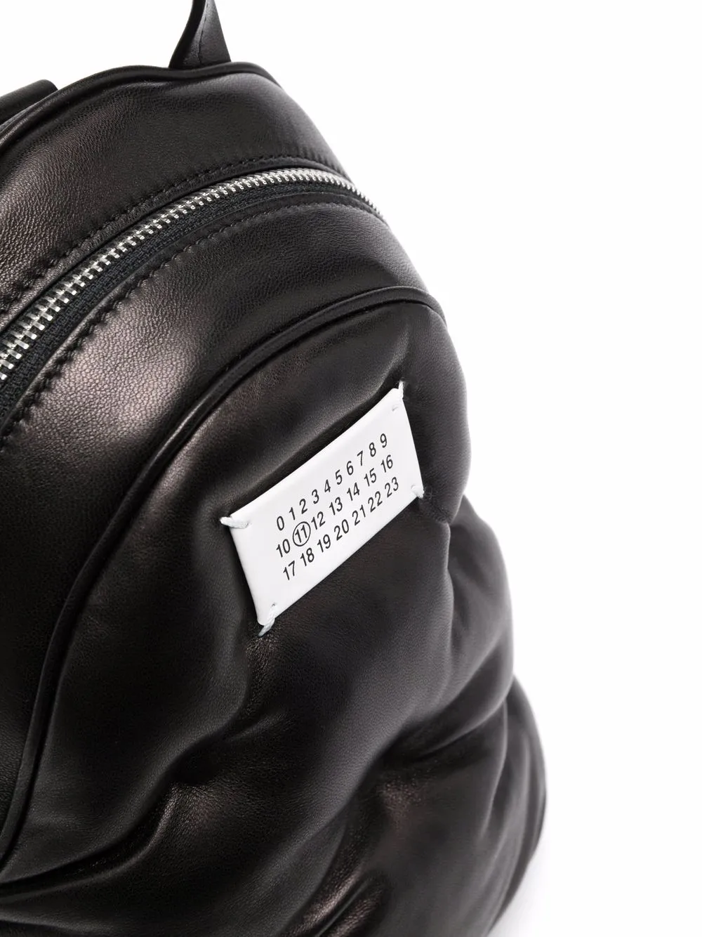 Рюкзак женский Maison Margiela Glam Slam натуральная кожа, чёрный — фото 4