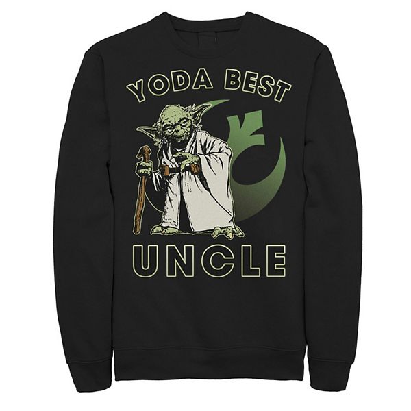 

Мужской флисовый свитшот Star Wars Yoda Best Uncle Rebel Logo Licensed Character