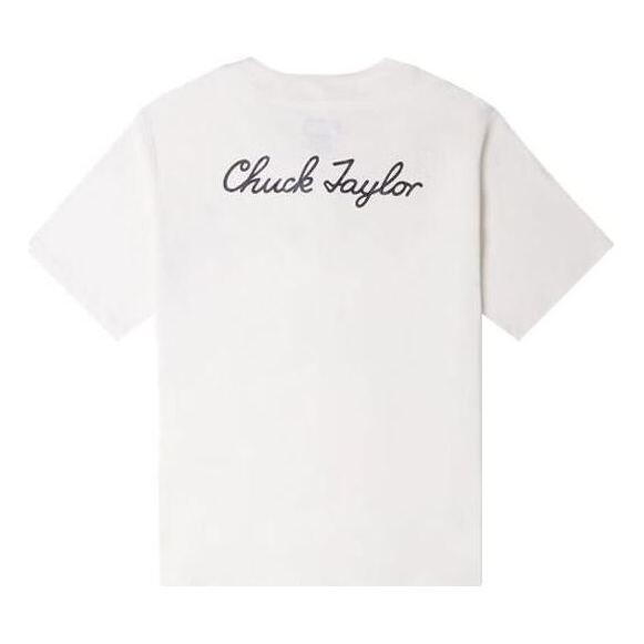 

Футболка chuck taylor logo button-up t-shirt 'white' Converse, белый