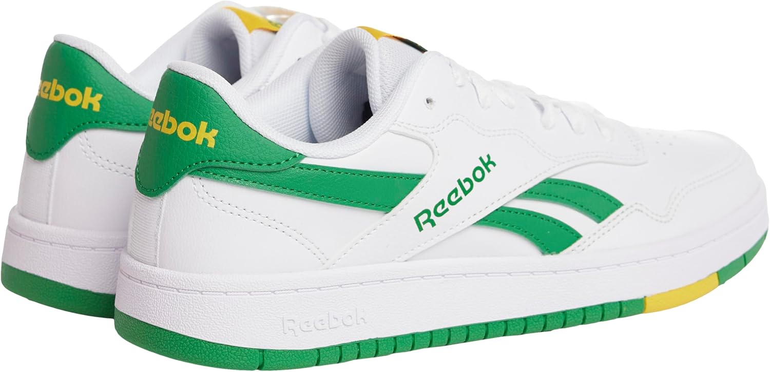 Кроссовки Reebok Unisex-Adult Glide, белый/зеленый/золотой — фото 2