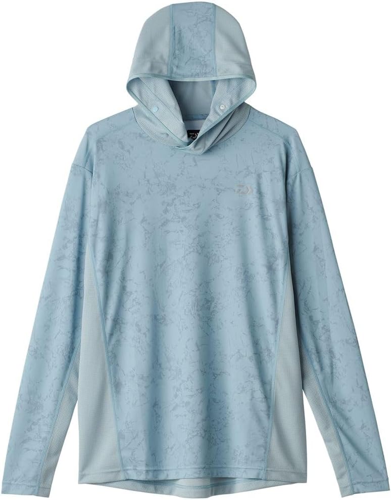 

Толстовка Daiwa (DAIWA) Boat Game Hoodie Shirt DE-3625, различные модели (2025 год), синий/серый