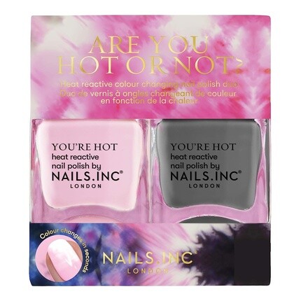 

Nails Inc. Тебе жарко или нет Лак для ногтей Дуо