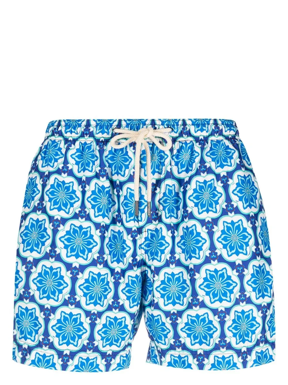 

Плавки-шорты с геометричным принтом PENINSULA SWIMWEAR, синий