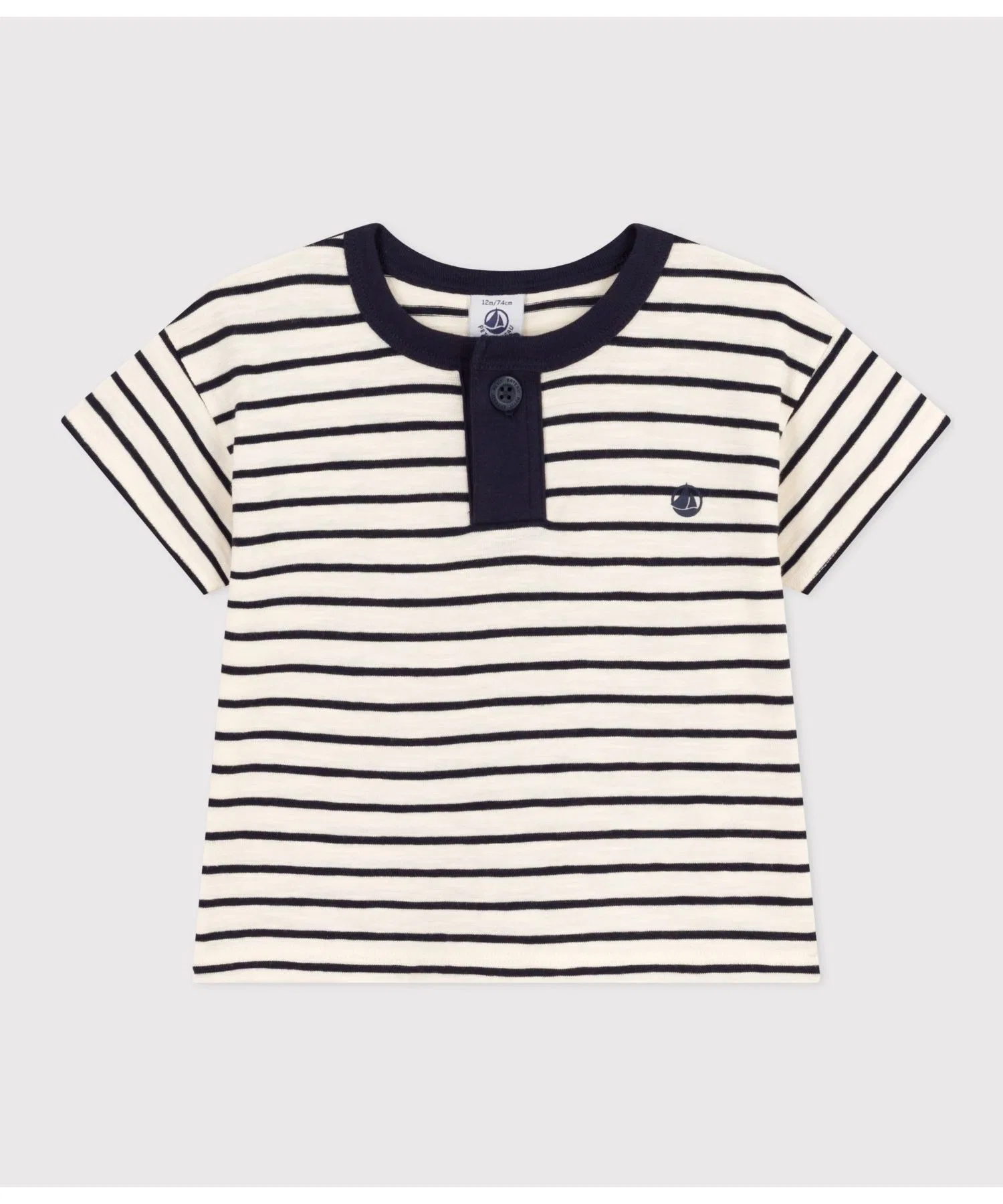 Детская футболка Petit Bateau Малиниер с коротким рукавом