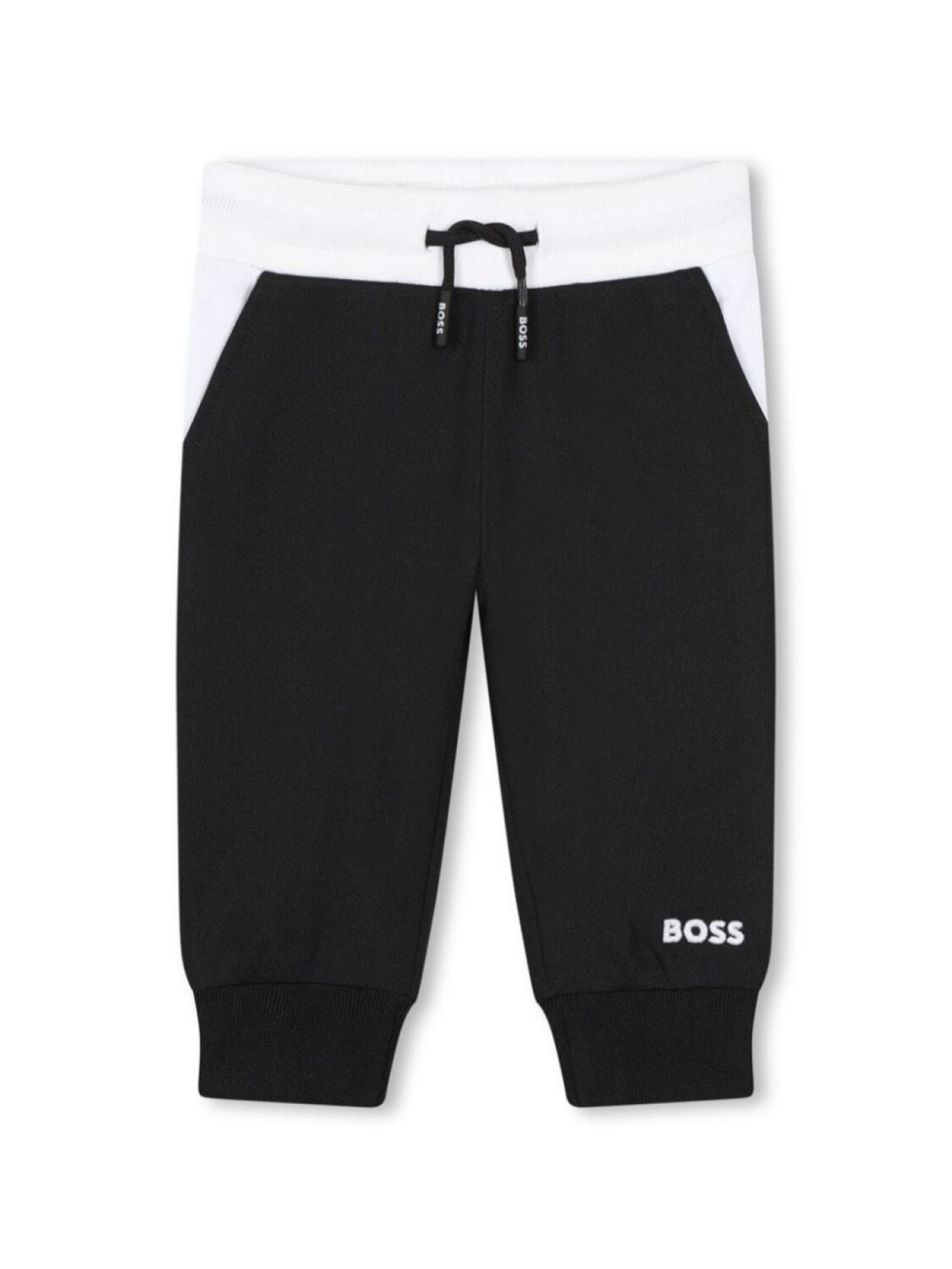 

BOSS Kidswear спортивный костюм с полосатым принтом, черный