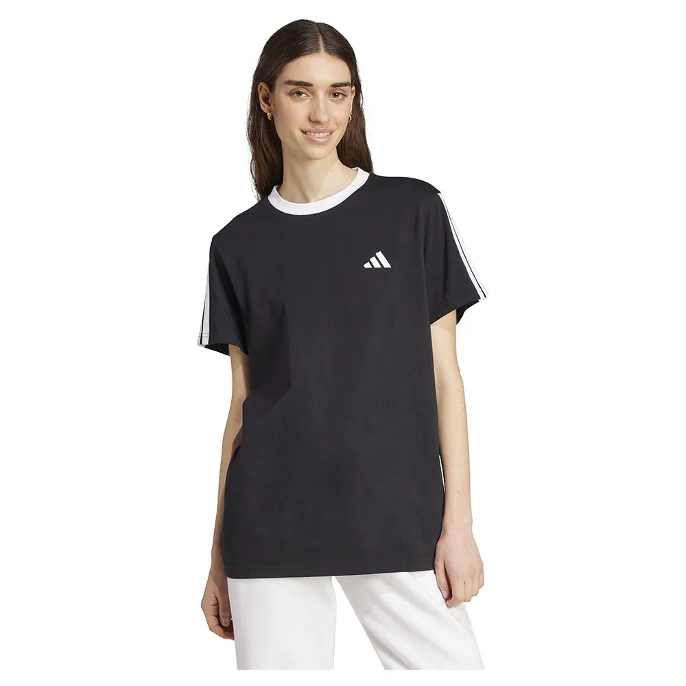 

Футболка с коротким рукавом adidas Essentials 3 Stripes Boyfriend, черный