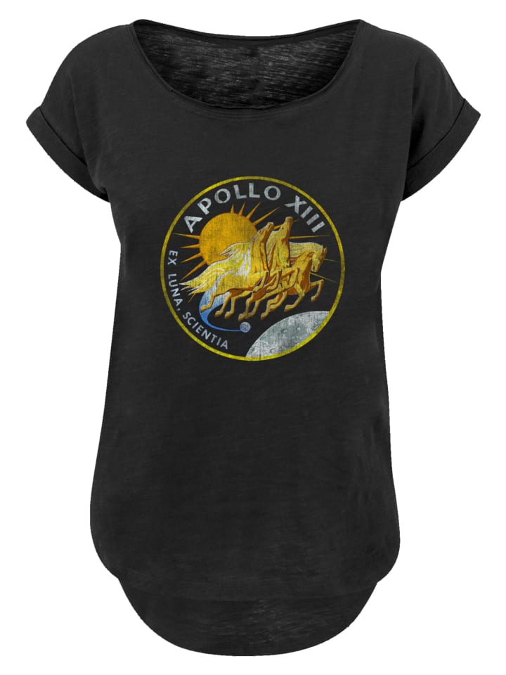 

Длинная футболка с эмблемой миссии NASA Apollo 13, состаренная, черного цвета F4NT4STIC, Черный, Длинная футболка с эмблемой миссии NASA Apollo 13, состаренная, черного цвета F4NT4STIC