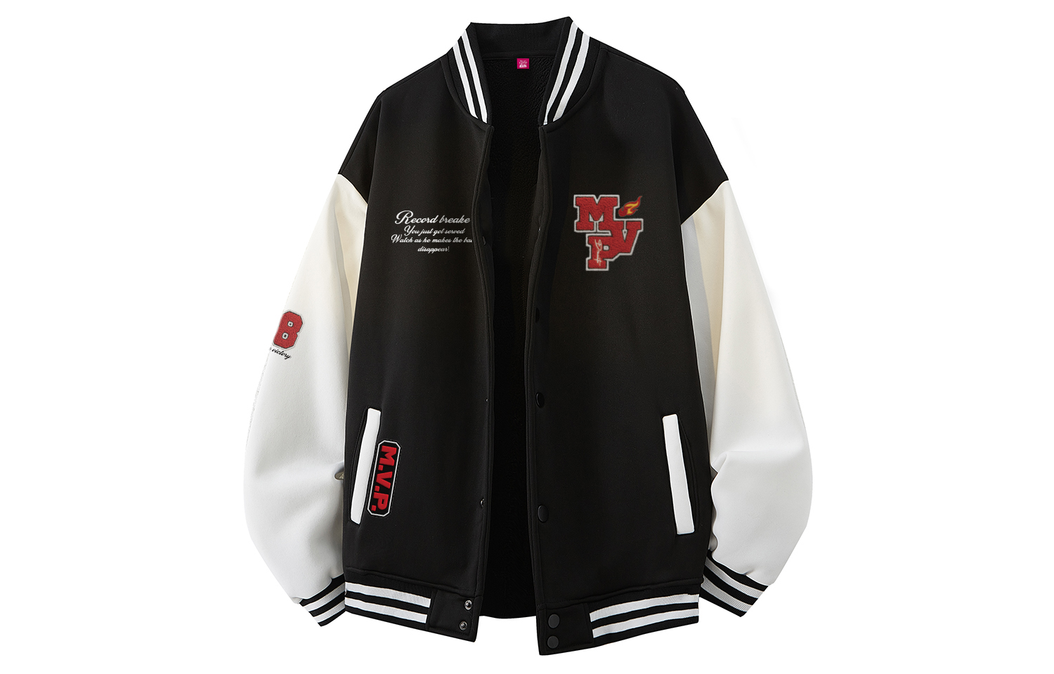 

Disney Бейсбольная майка унисекс, Black (Thickened Fleece-Lined)