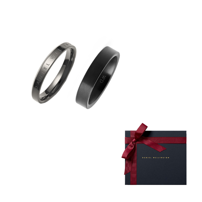 

Кольцо Daniel Wellington Alloy Unisex DW/DanielWellington, space серый & eye-catching черный