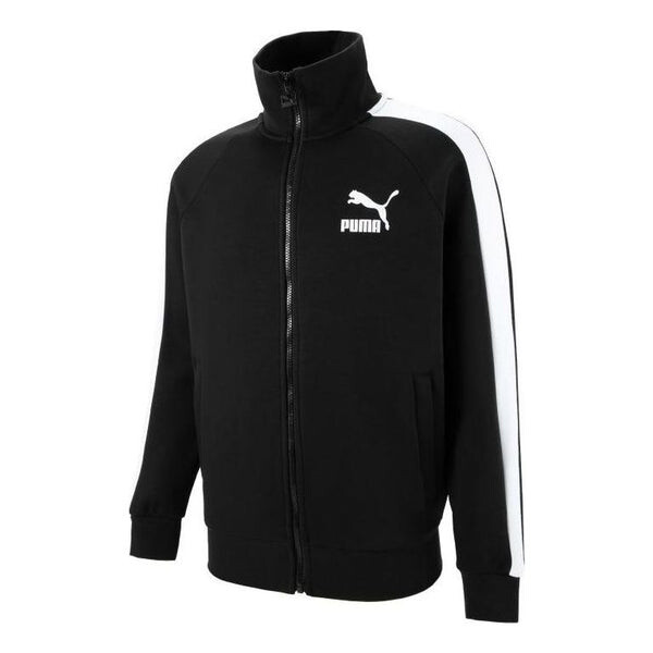 

Куртка iconic t7 track jacket 'black' Puma, черный