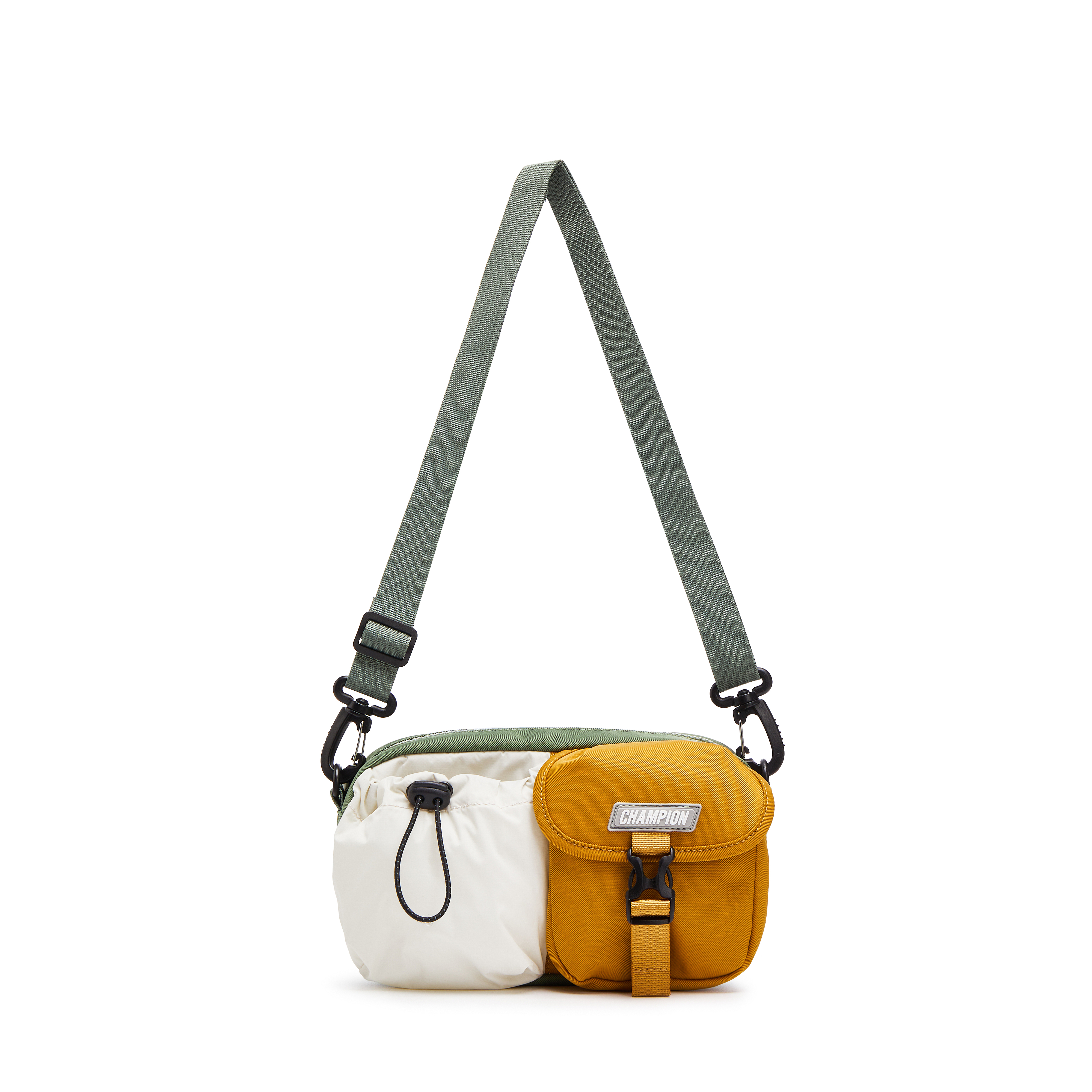 

Champion Тканевая наплечная сумка унисекс, Wild Duck Green/Turmeric/Champion White
