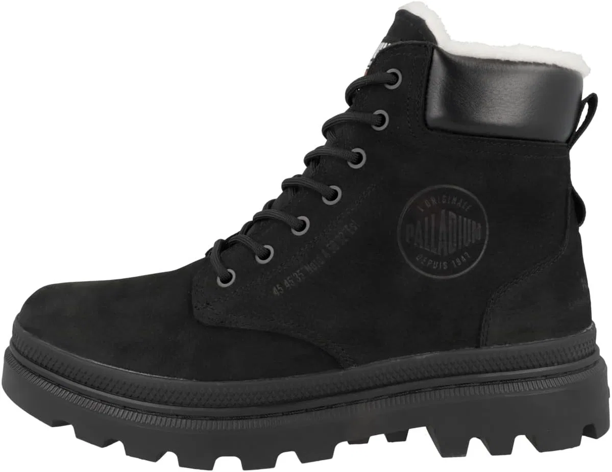 Ботинки Palladium Unisex Pallatrooper SC WPS для активного отдыха, Black