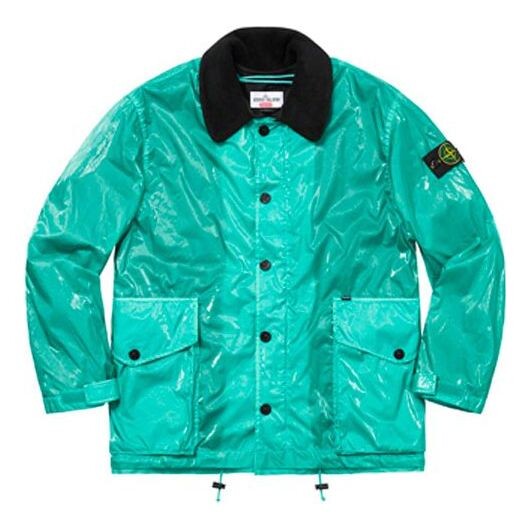 

Куртка ss19 x stone island new silk light jacket Supreme, синий
