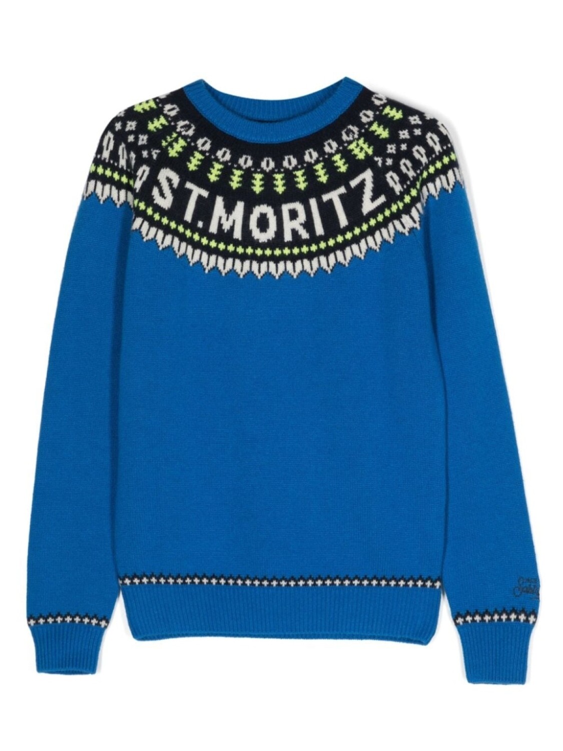 

Mc2 Saint Barth джемпер St Moritz с узором, синий