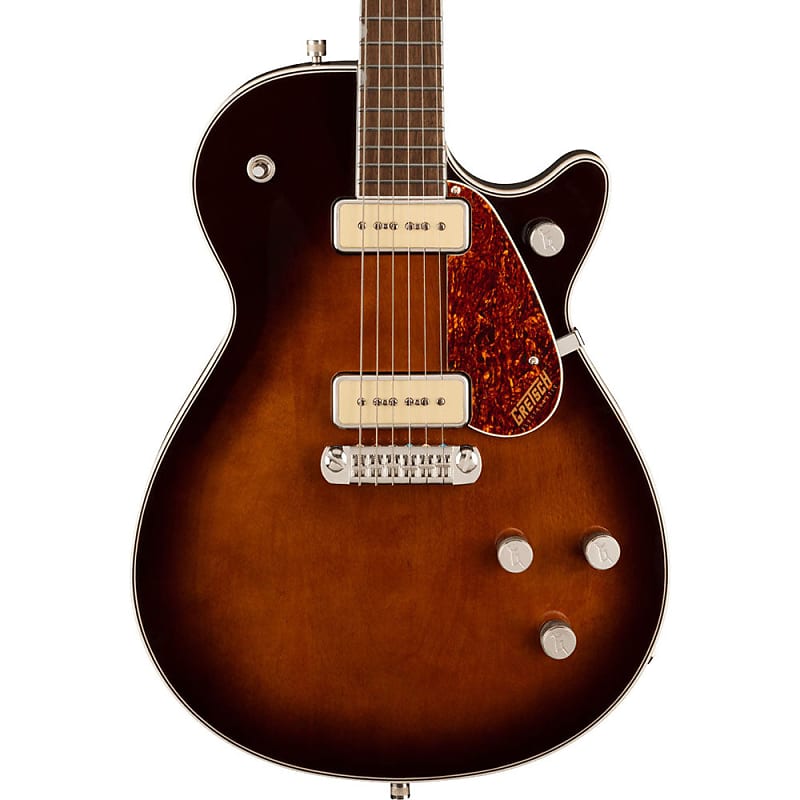 

Электрогитара Gretsch G5210-P90 Electromatic Jet Electric Guitar, Laurel, Single Barrel Burst