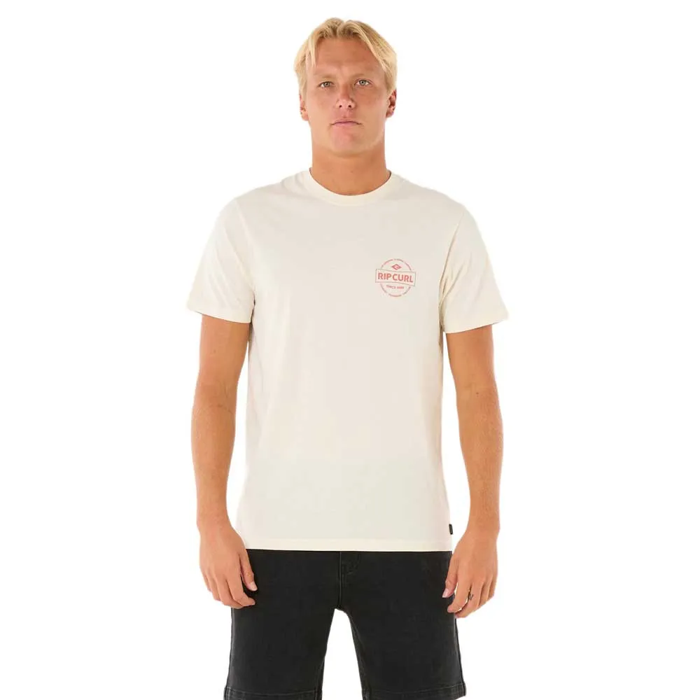

Футболка с коротким рукавом Rip Curl Staple, бежевый