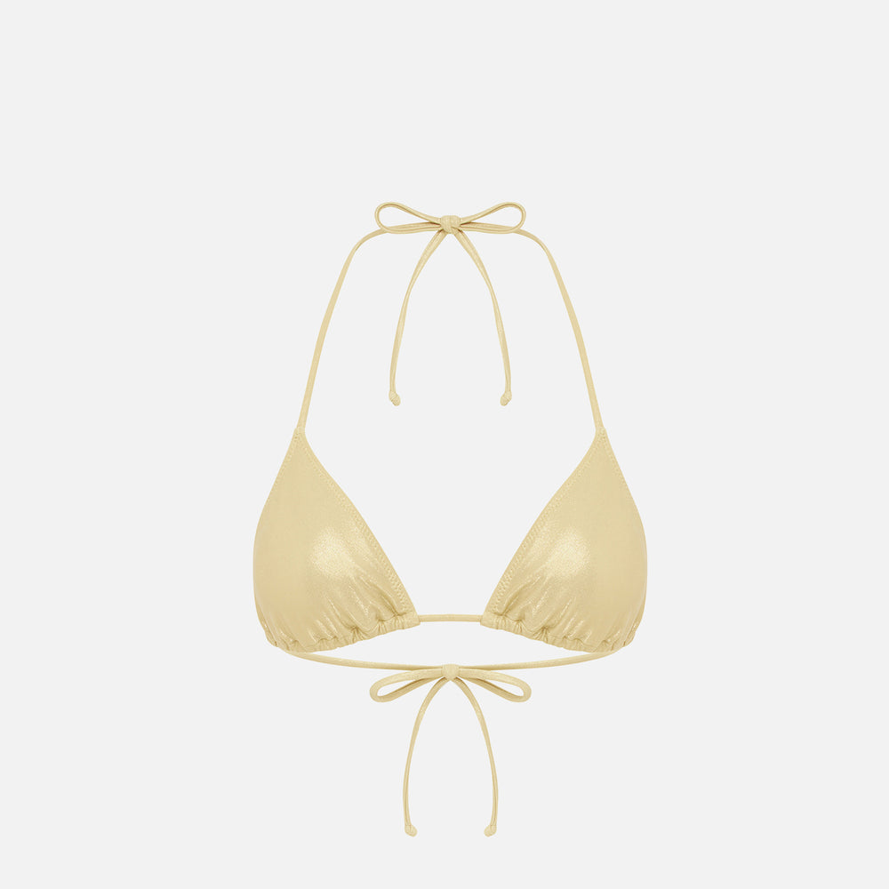 

Топ бикини It's Now Cool The Luxe Tri Top, цвет Champagne