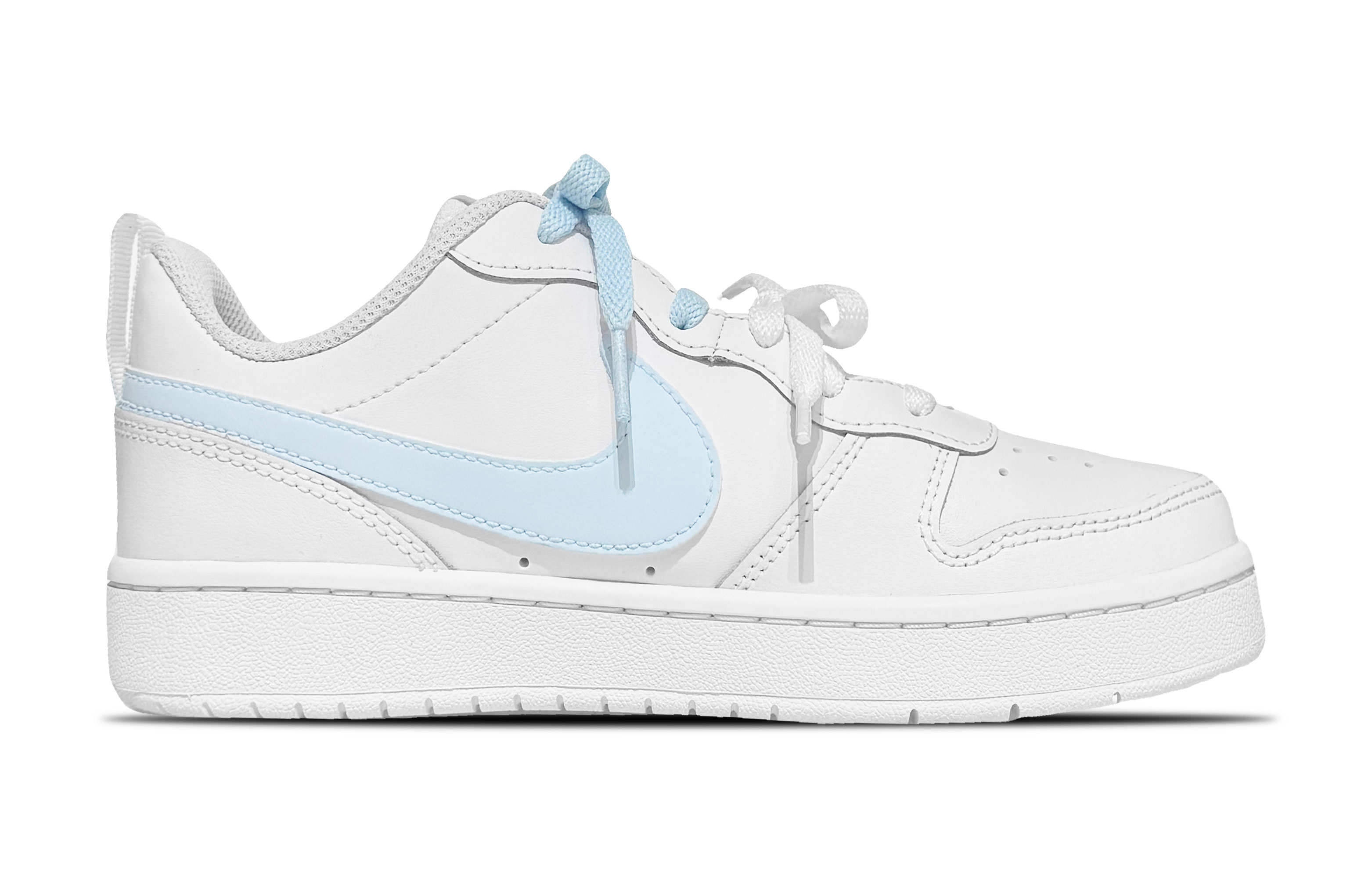 Детские кроссовки для скейтбординга Court Borough Low 2 с низким верхом для подростков Nike, синий — фото 2
