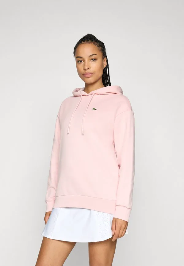 Толстовка Lacoste Nidus, классическая модель, однотонная, хлопок