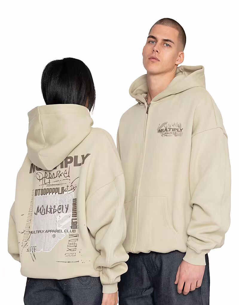 

Толстовка оверсайз Multiply Apparel Bulletin в цвете Spray Green