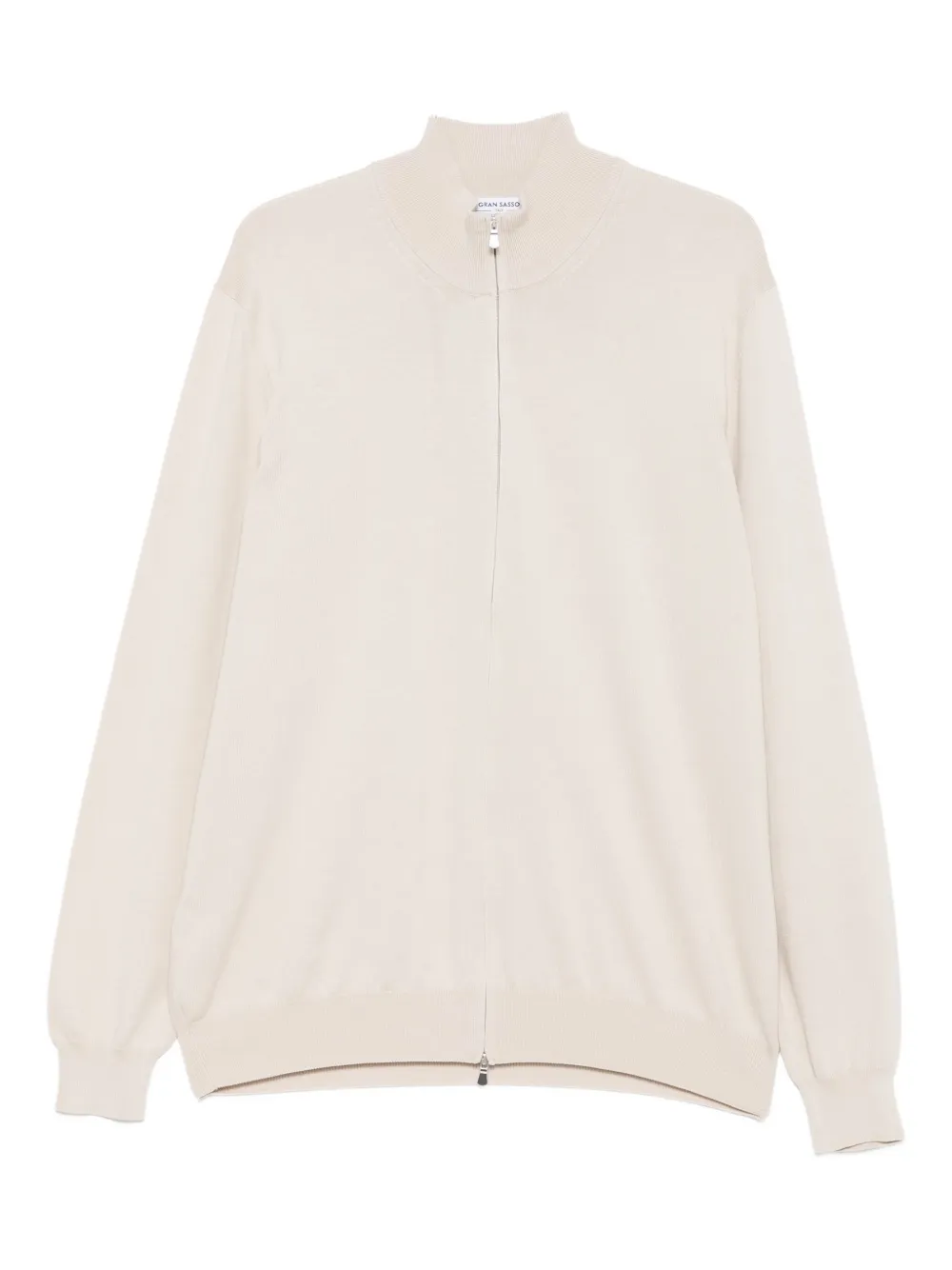 

Кардиган на молнии с высоким воротником Gran Sasso, нейтральный
