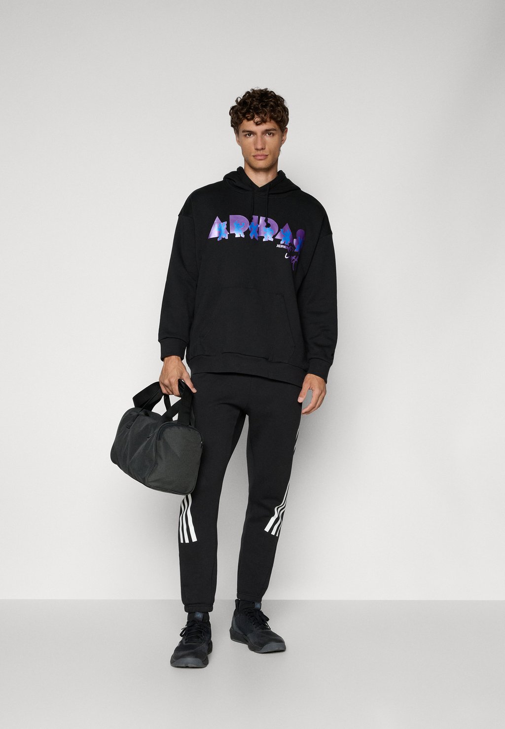 Толстовка с капюшоном HOODY Adidas Sportswear, черный — фото 2