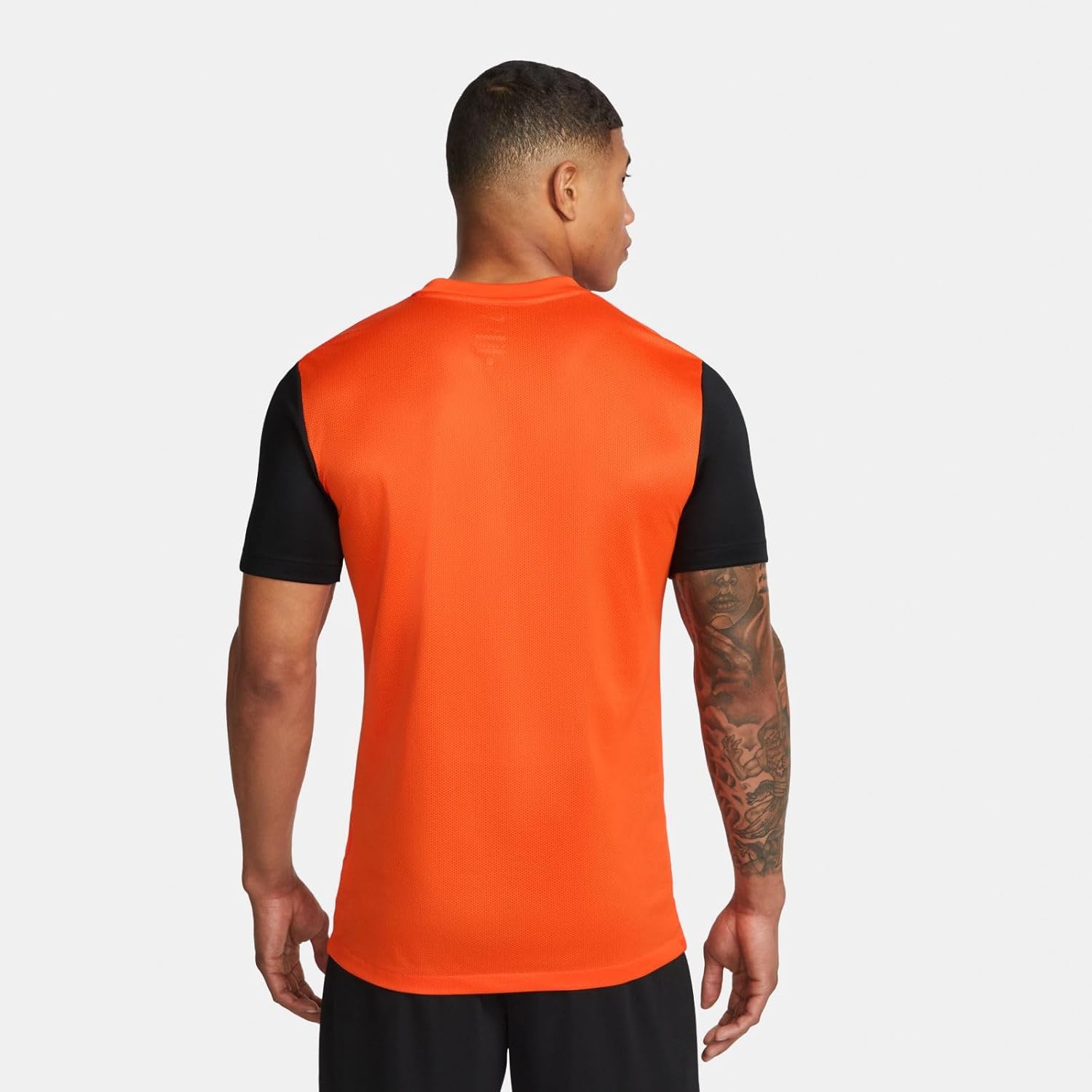 Мужской трикотаж Nike M NK DF Tiempo Prem II JSY SS, Safety Orange/Black/Black — фото 3