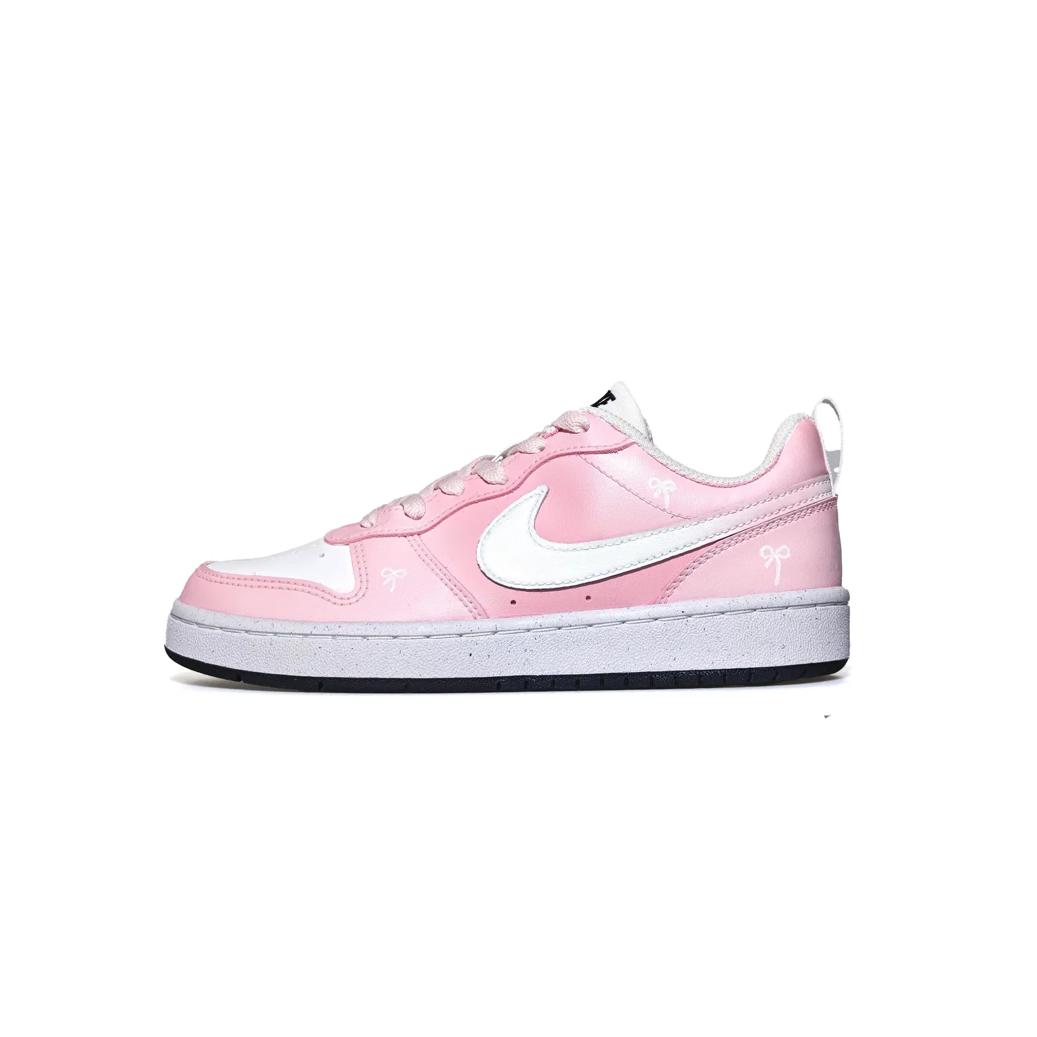 Детские скейтбординг-кеды Nike Court Borough Low Pink — фото 3