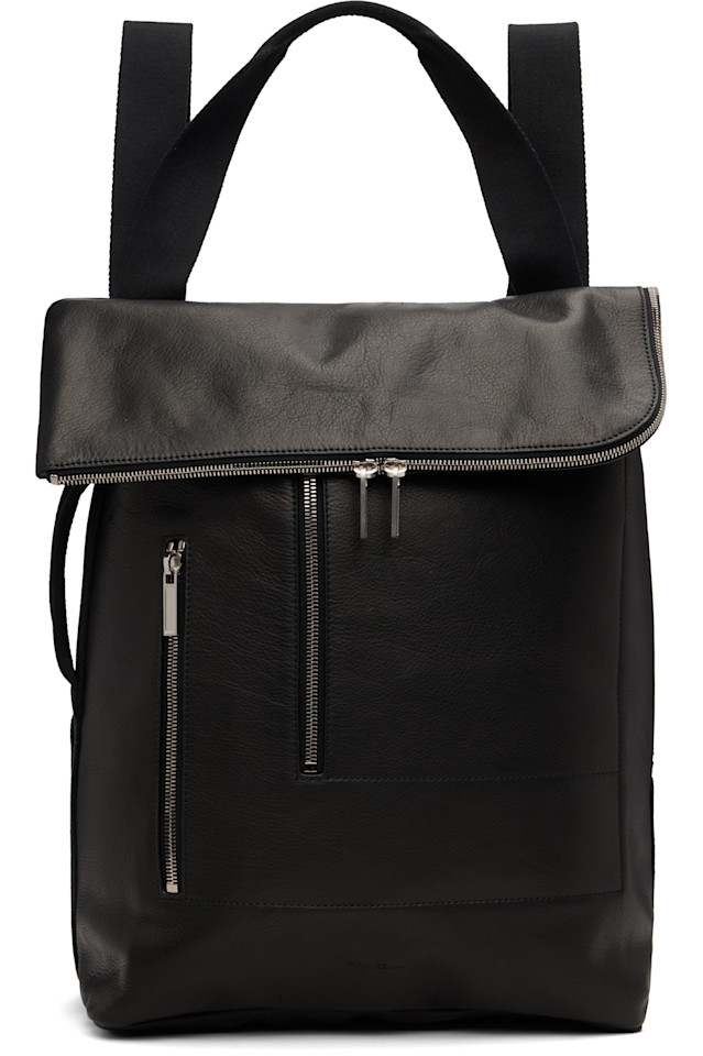 

Rick Owens Черный грузовой рюкзак Concordian