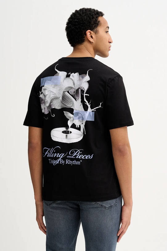 

Футболка из хлопка Grammophone Filling Pieces, черный