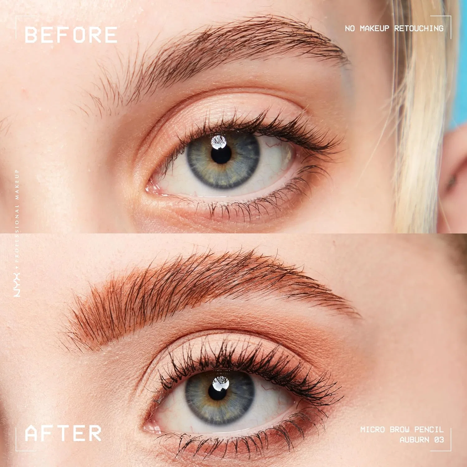 Карандаш для бровей микро NYX Professional Makeup Auburn 1 шт — фото 3