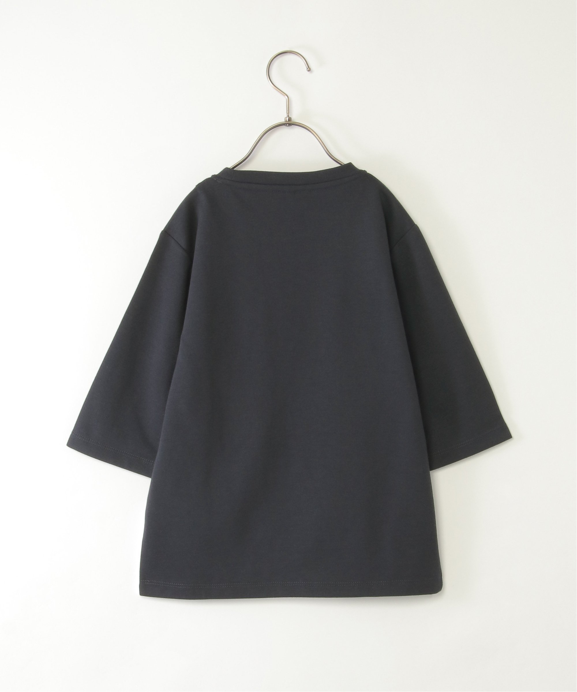 Футболка с рукавами 3/4 из ткани понте (120-160 см) Ikka, Navy blue — фото 3