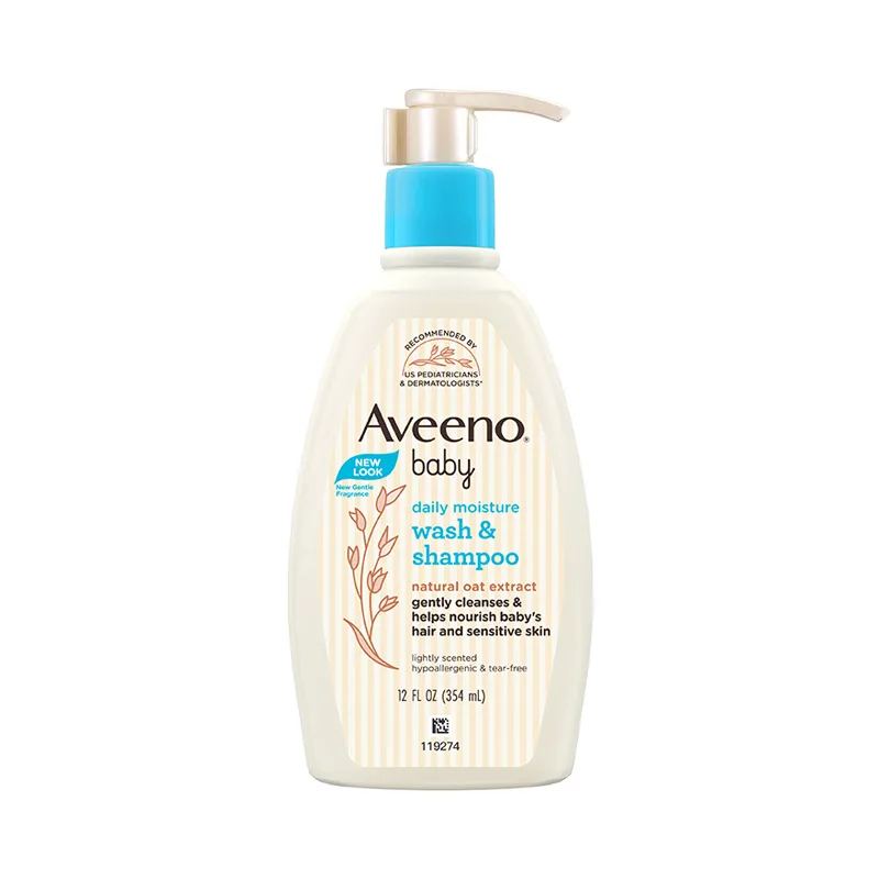 Очищающий увлажняющий шампунь-гель для душа Aveeno, 532ml*2 — фото 2