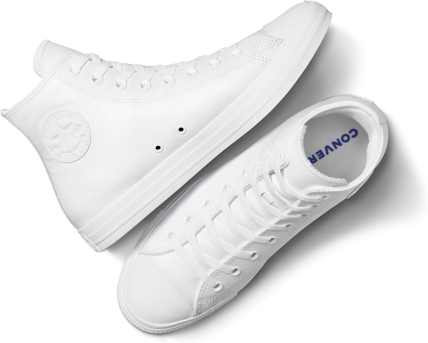 Кроссовки Converse Unisex Adult Chuck Taylor All Star с высоким кожаным верхом, белый — фото 4