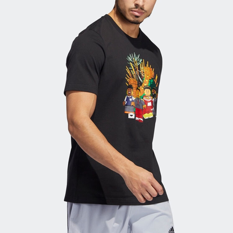 Футболка Lego для мужчин Adidas, черный — фото 4