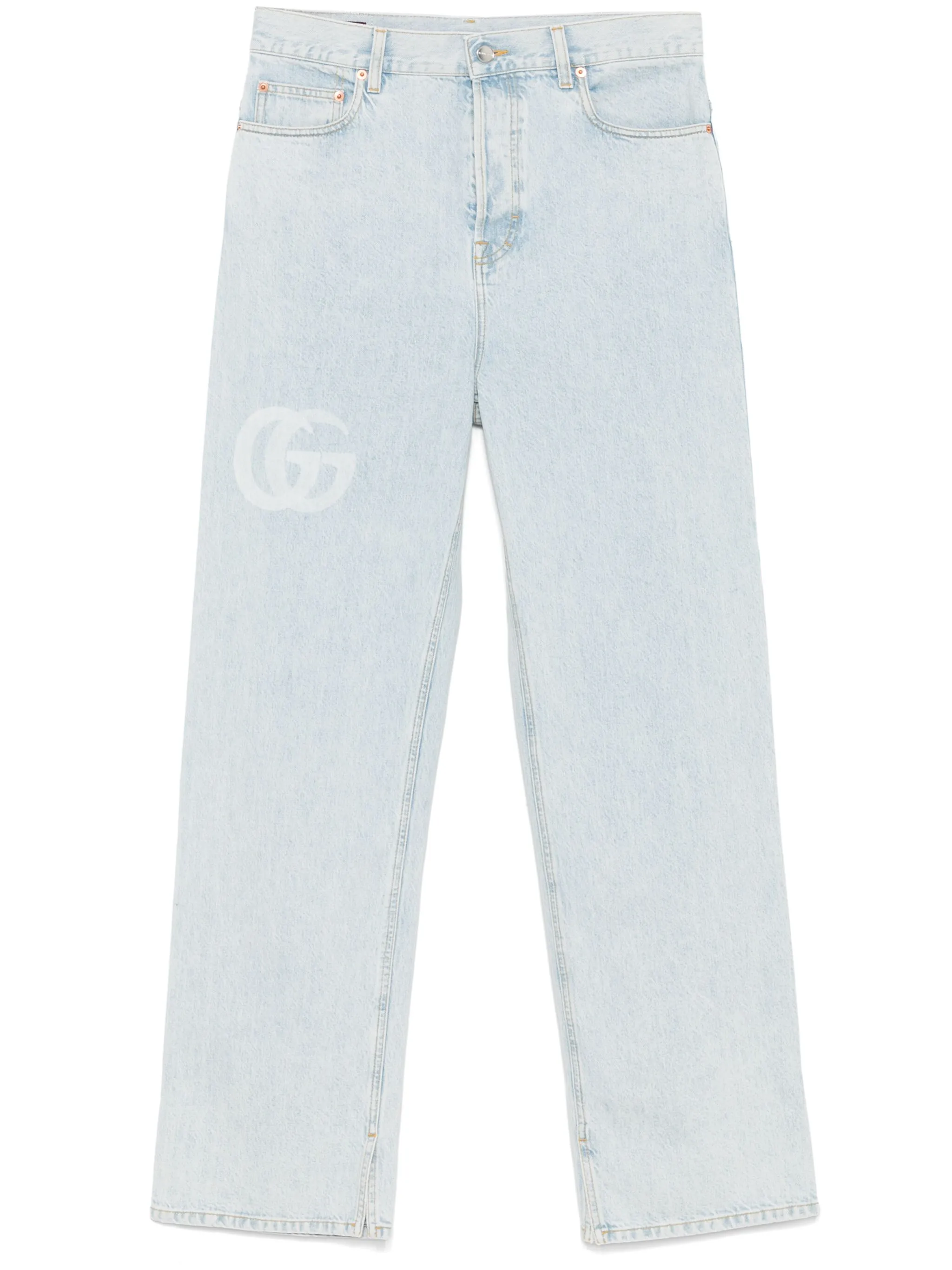 

Джинсы прямого кроя Gucci, синий