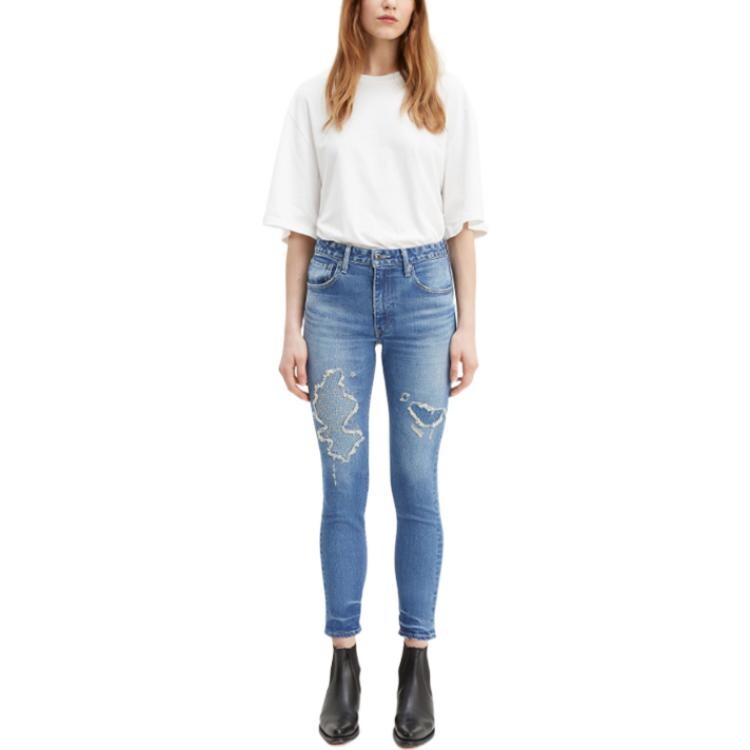 

Джинсы женские небесно-голубые Levi’S