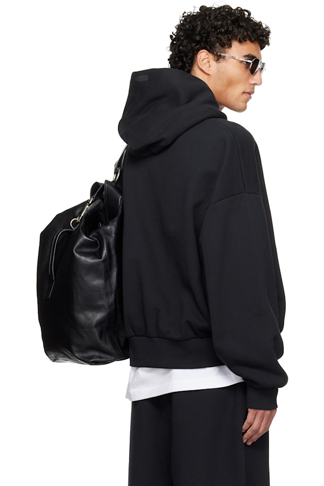 Fear Of God Essentials Черная классическая праздничная толстовка — фото 3