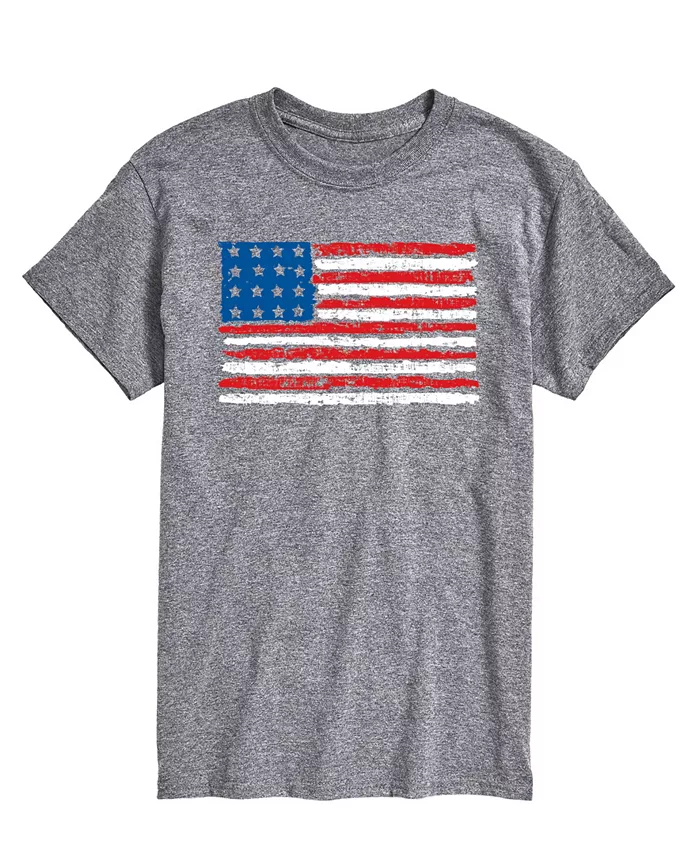 

Мужская футболка с коротким рукавом American Flag AIRWAVES, серый