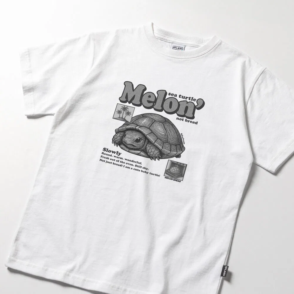 Детская футболка белая Melon Bread от Splash Code — фото 4