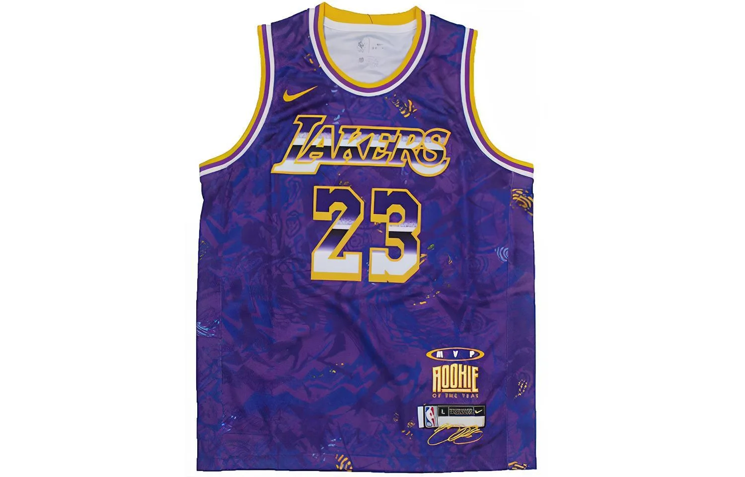 Nike Детская баскетбольная майка Purple Gold Kids'