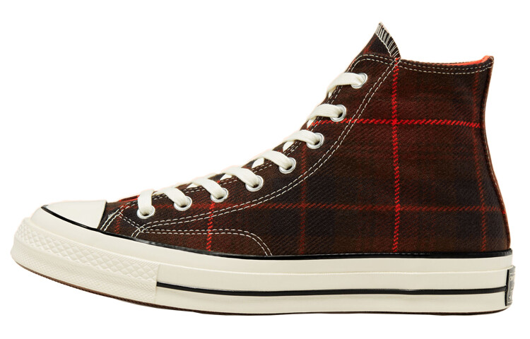 

Кеды Converse Chuck Taylor All Star 70 Hi Black Orange Plaid